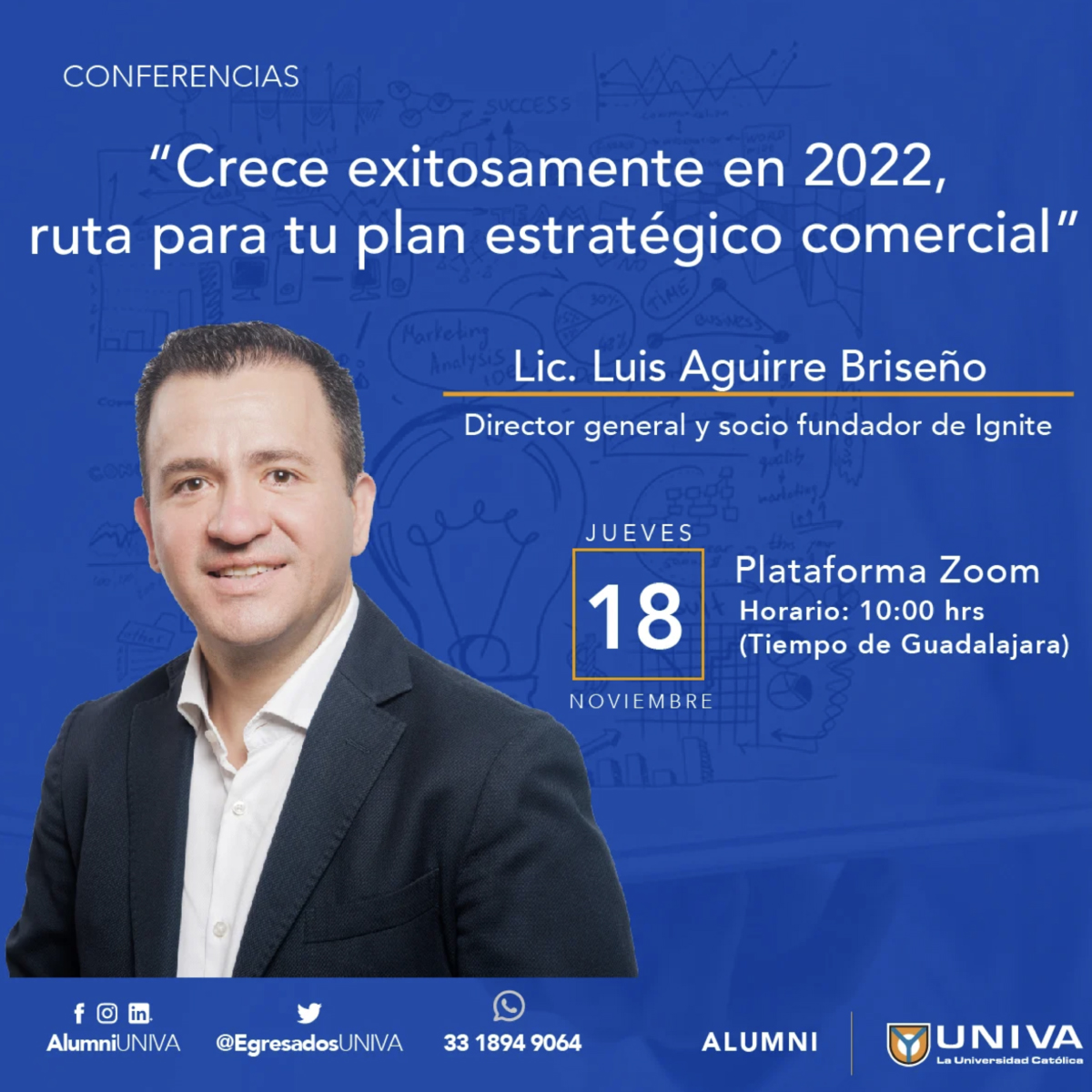 Conferencia: Crece exitosamente en 2022, ruta para tu plan estratégico comercial